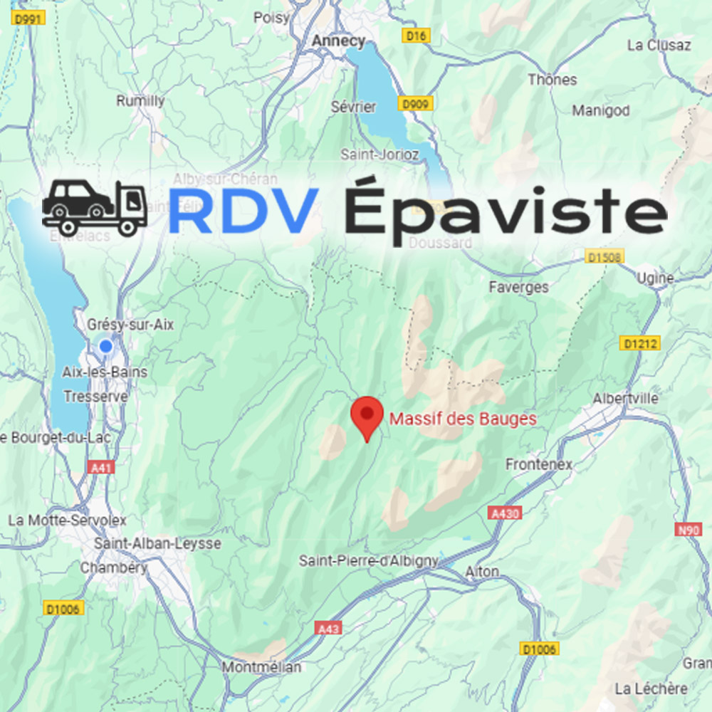 enlèvement épave bauges